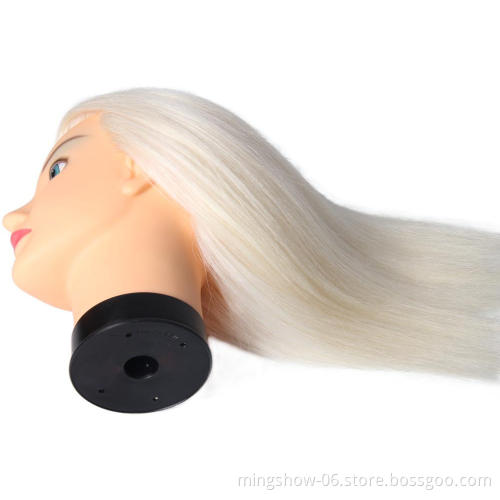 Custom wig head mannequin white